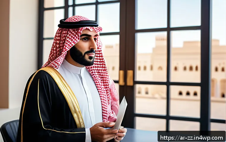 생성적 대화법에서의 경청 기술 - A modern Middle Eastern office setting with two professional Arab colleagues engaged in a focused co...